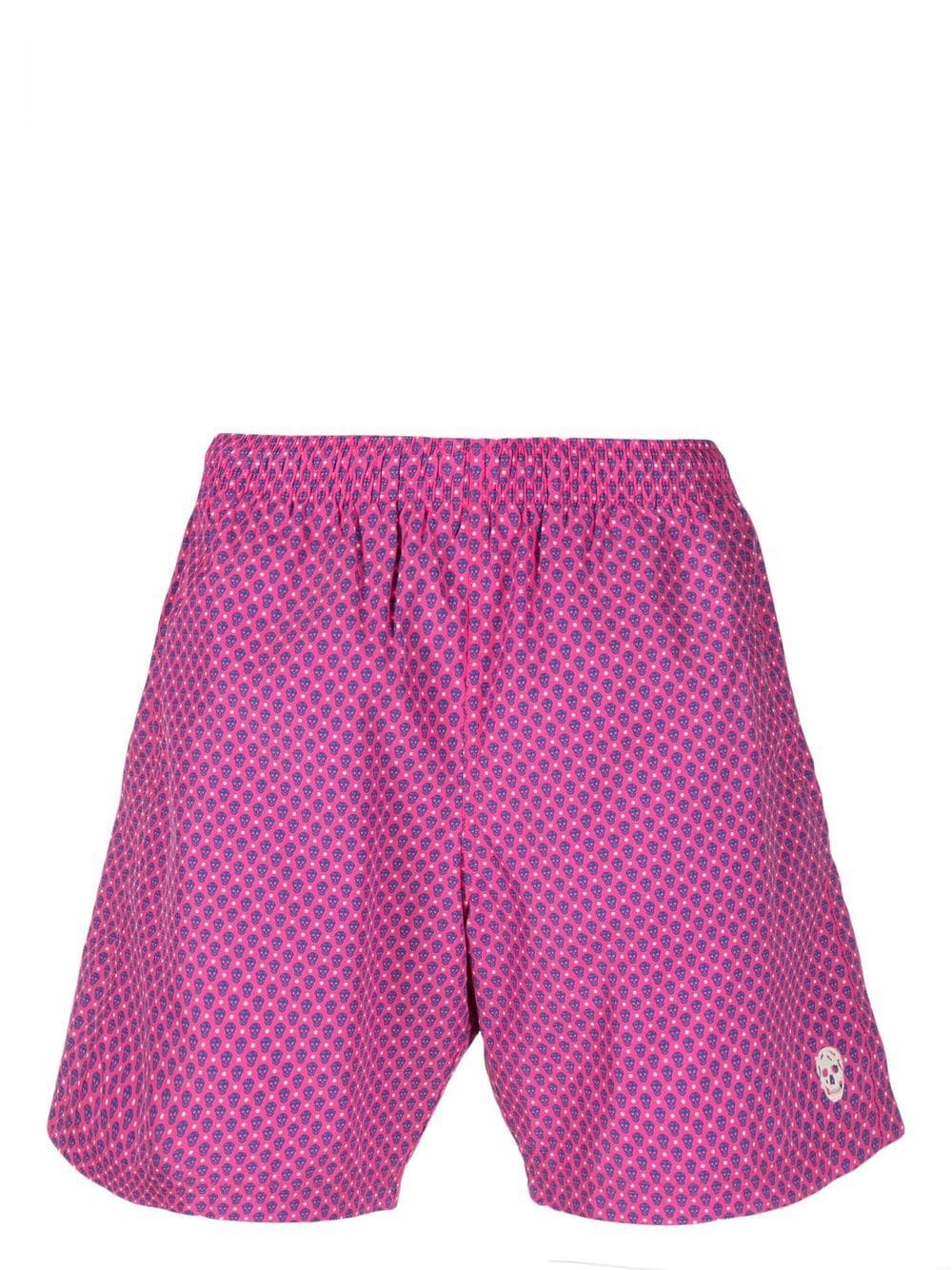 Alexander McQueen skull motif swim shorts Alexander Mcqueen