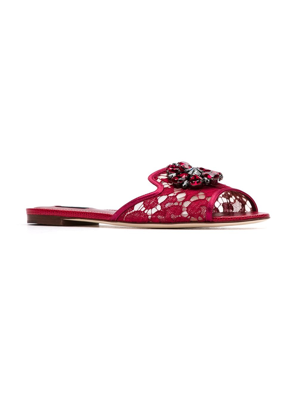 Dolce & Gabbana Rainbow Lace brooch-detail sandals Dolce & Gabbana