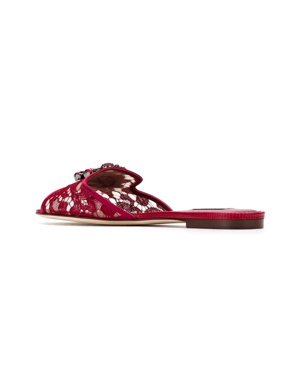 Dolce & Gabbana Rainbow Lace brooch-detail sandals Dolce & Gabbana