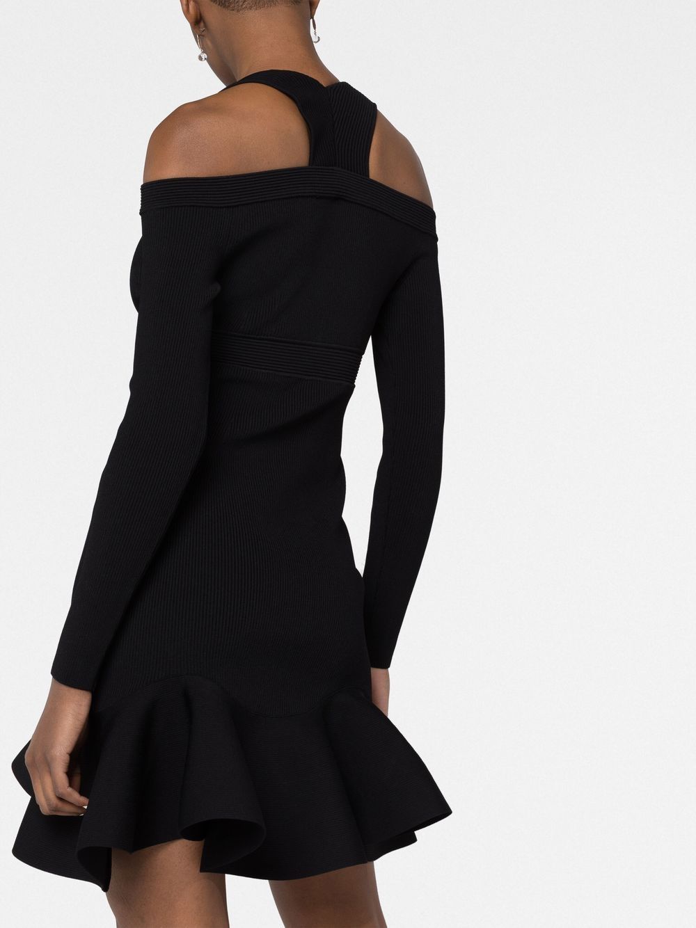Alexander McQueen Short knitted dress with V-neck Alexander McQueen