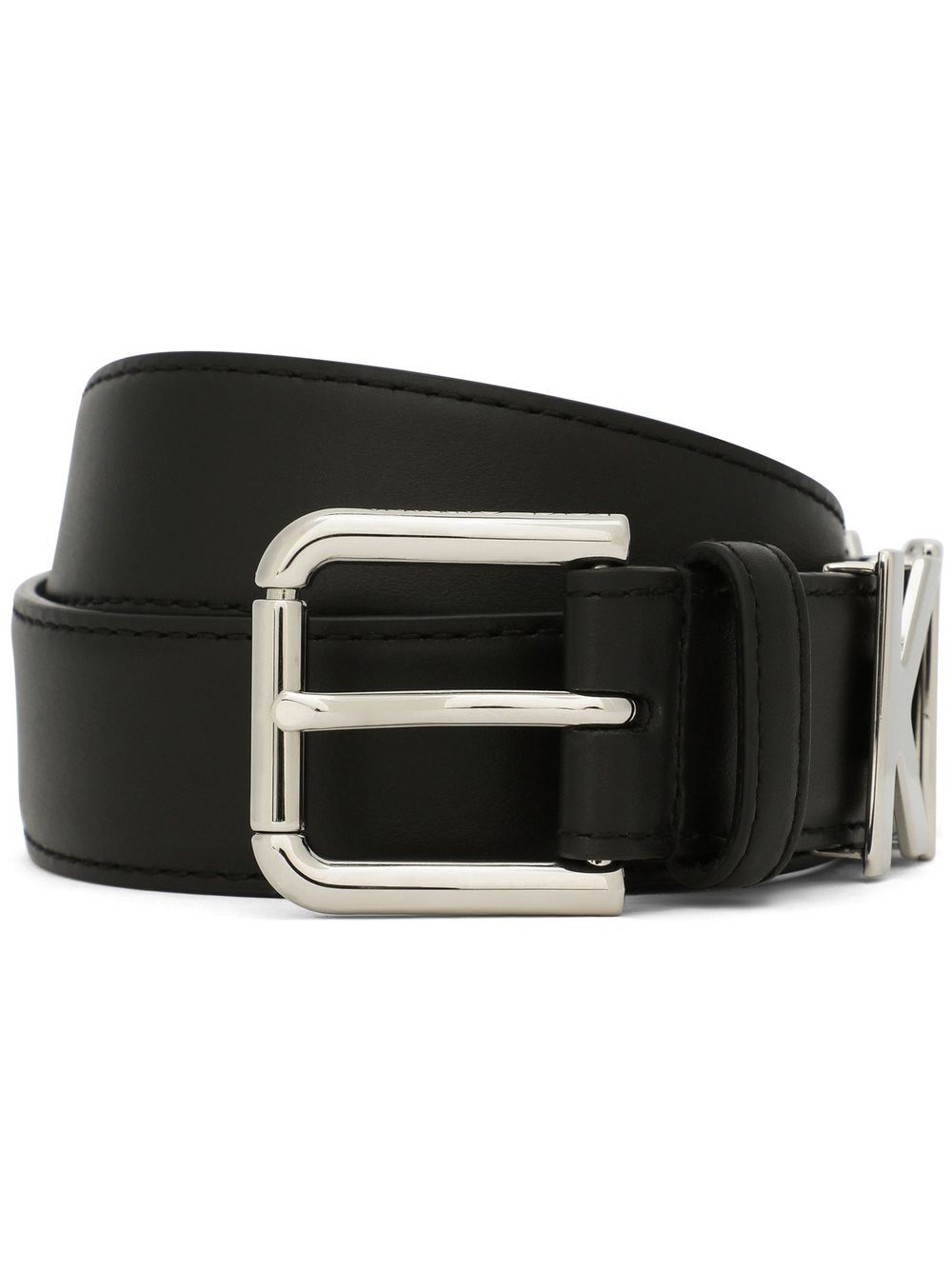 Dolce & Gabbana logo-lettering Leather Belt Dolce & Gabbana