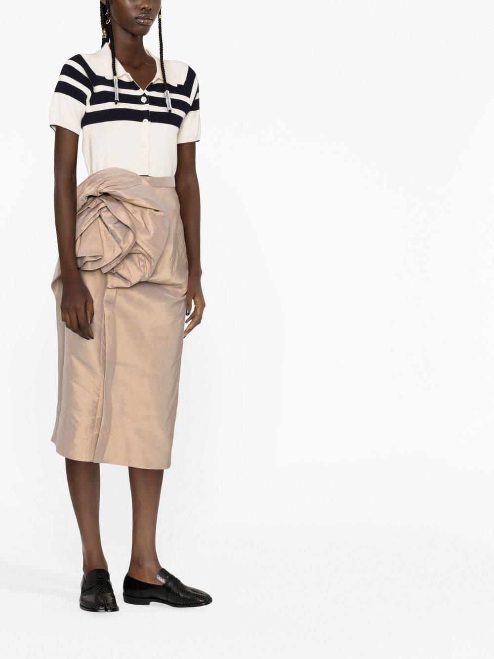 Maison Margiela Midi skirt with ruffles Maison Margiela