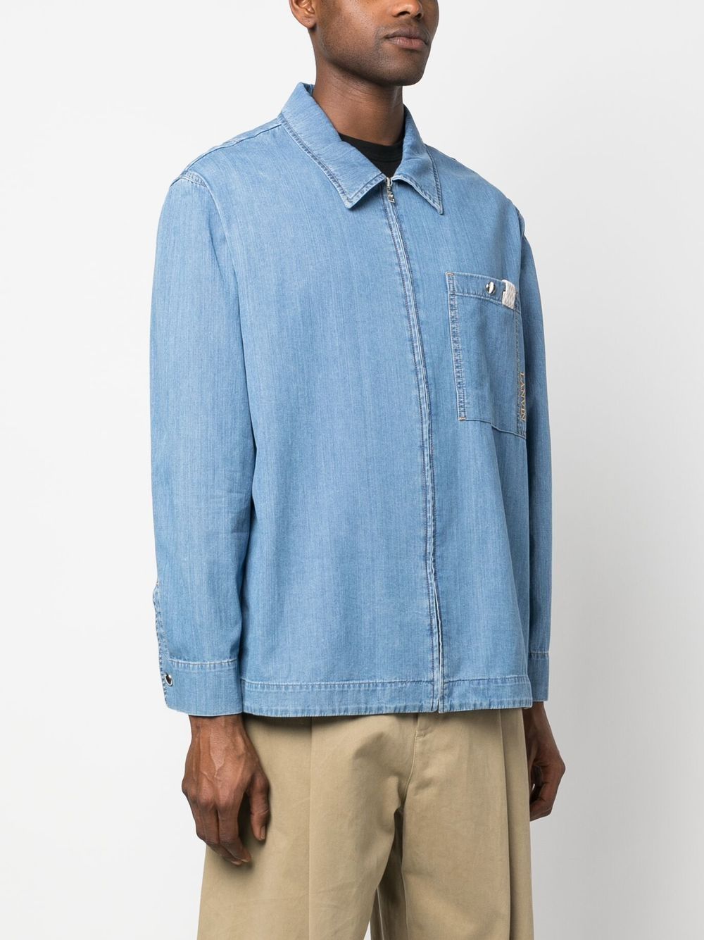 Lanvin Shirts Clear Blue Lanvin