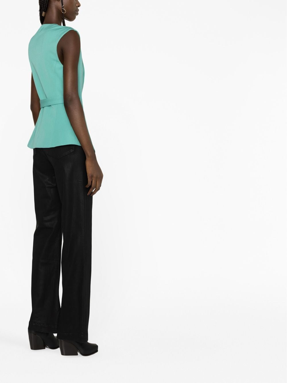 Balmain Sleeveless belted jacket Balmain