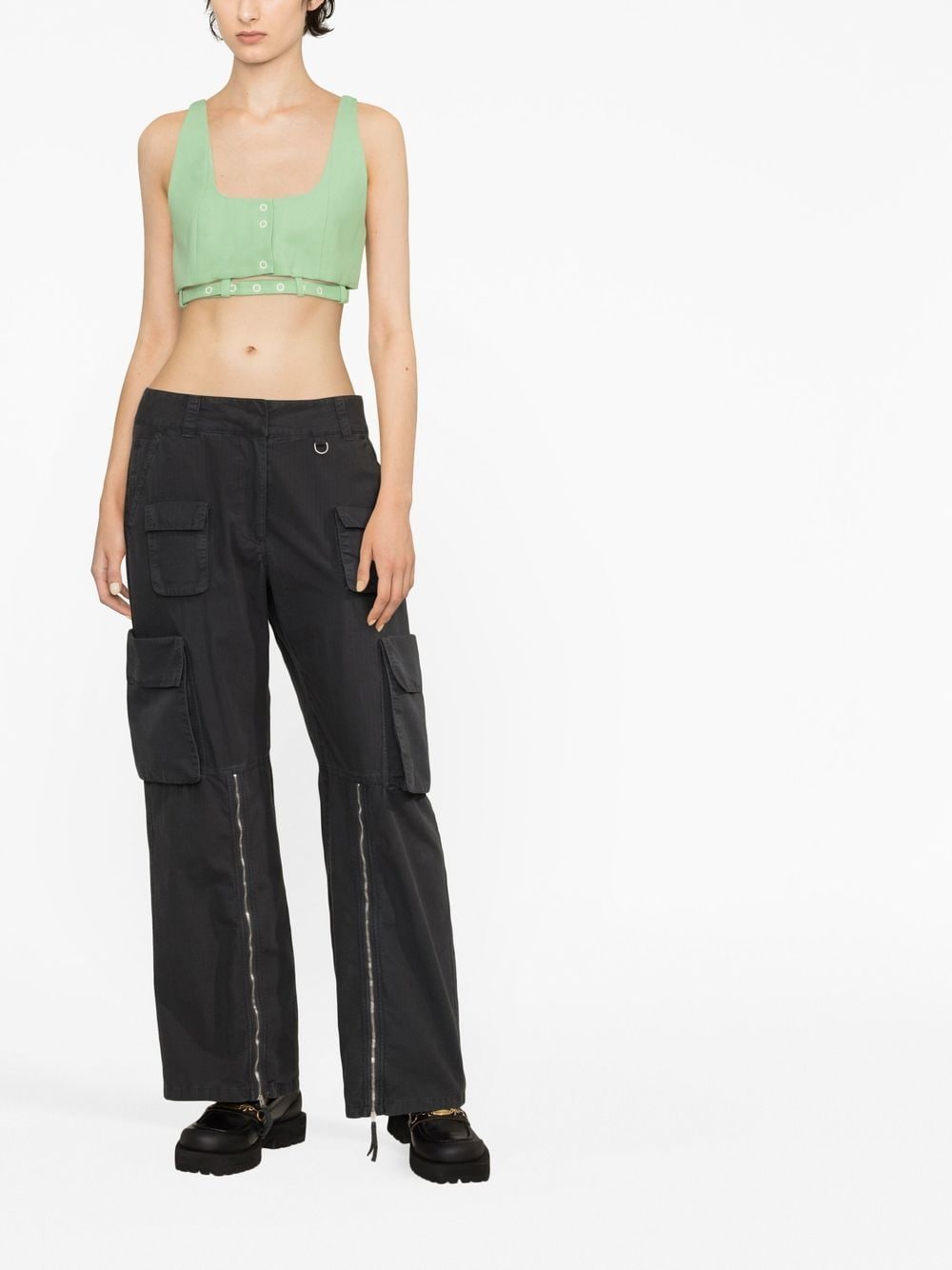 Ganni cropped tank top Ganni