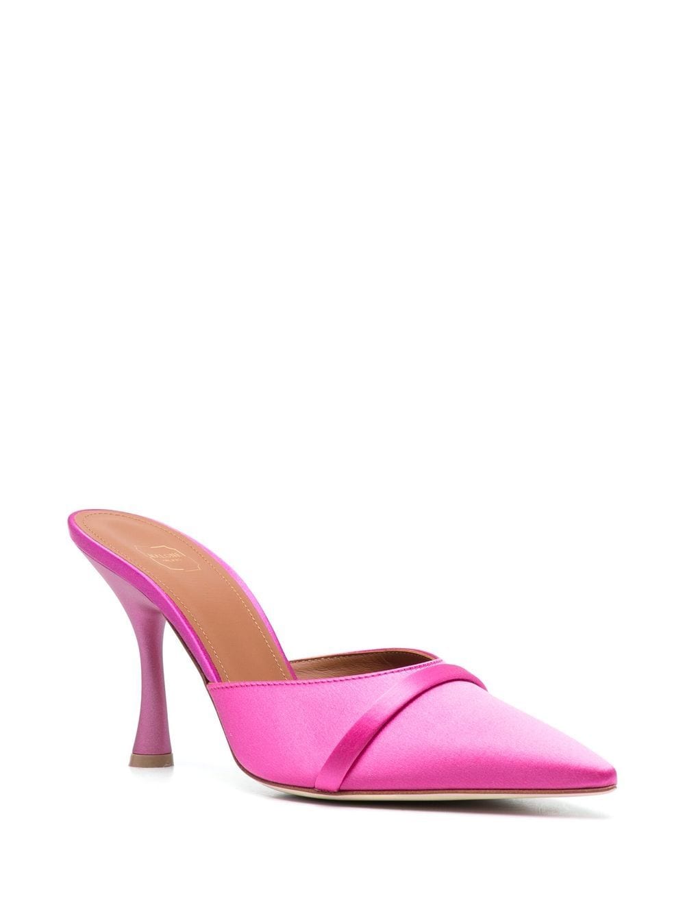 Malone Souliers With Heel Pink Malone Souliers