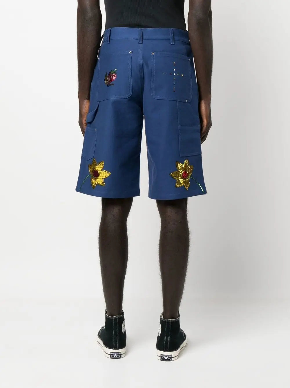 SKY HIGH FARM WORKWEAR Shorts Blue Sky High Farm Workwear