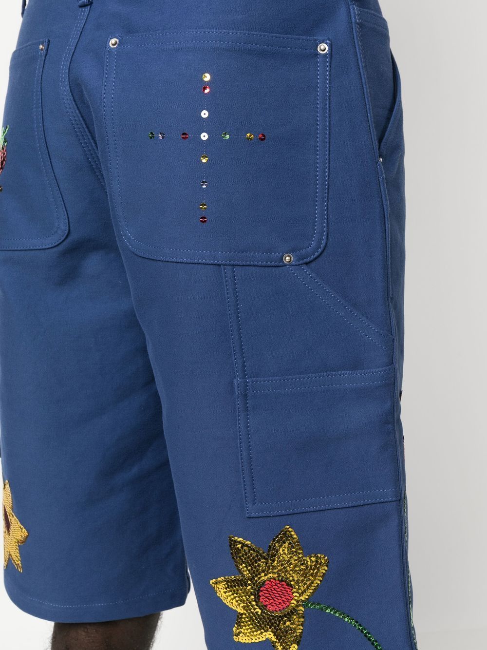 SKY HIGH FARM WORKWEAR Shorts Blue Sky High Farm Workwear