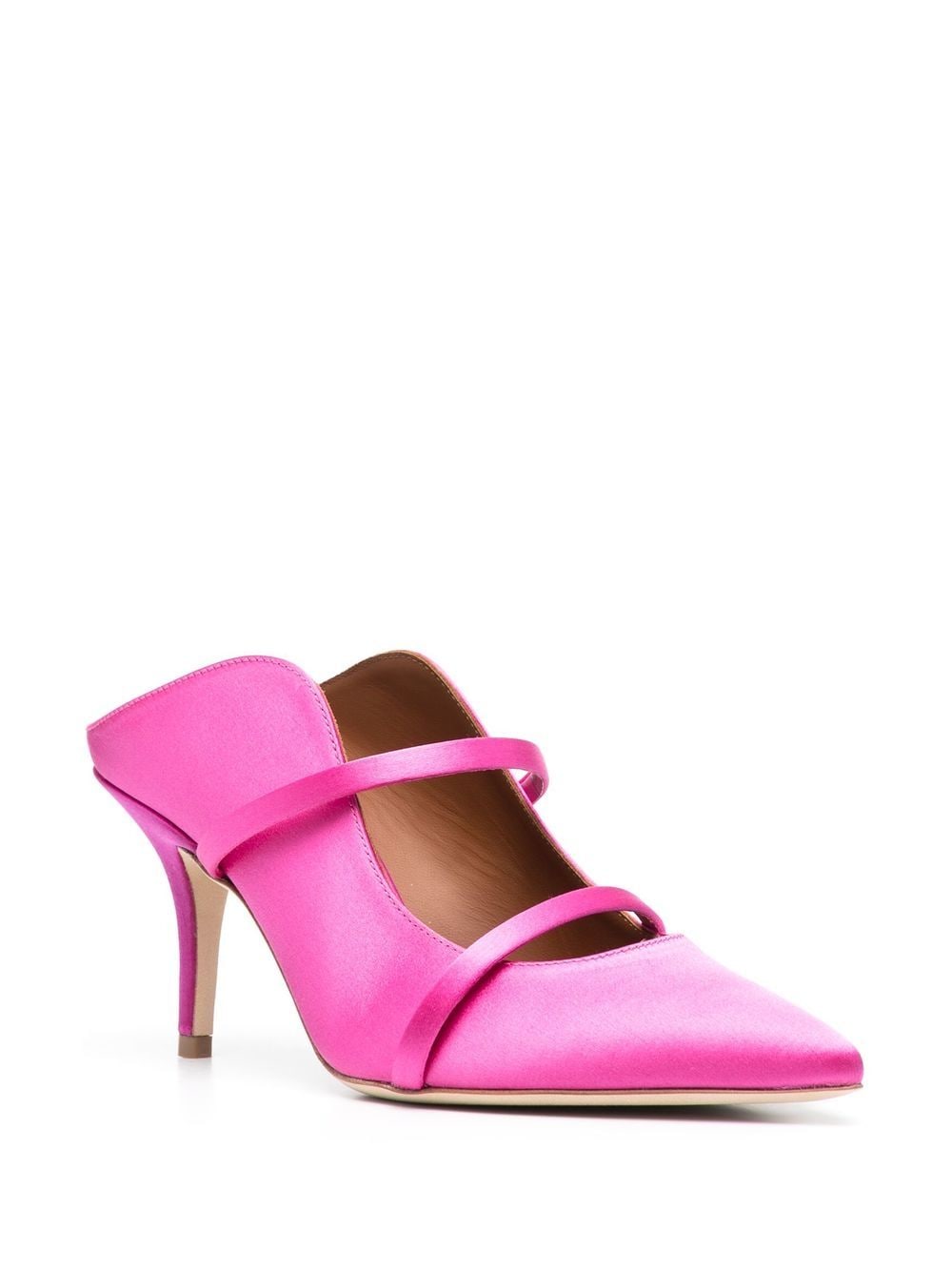 Malone Souliers With Heel Pink Malone Souliers
