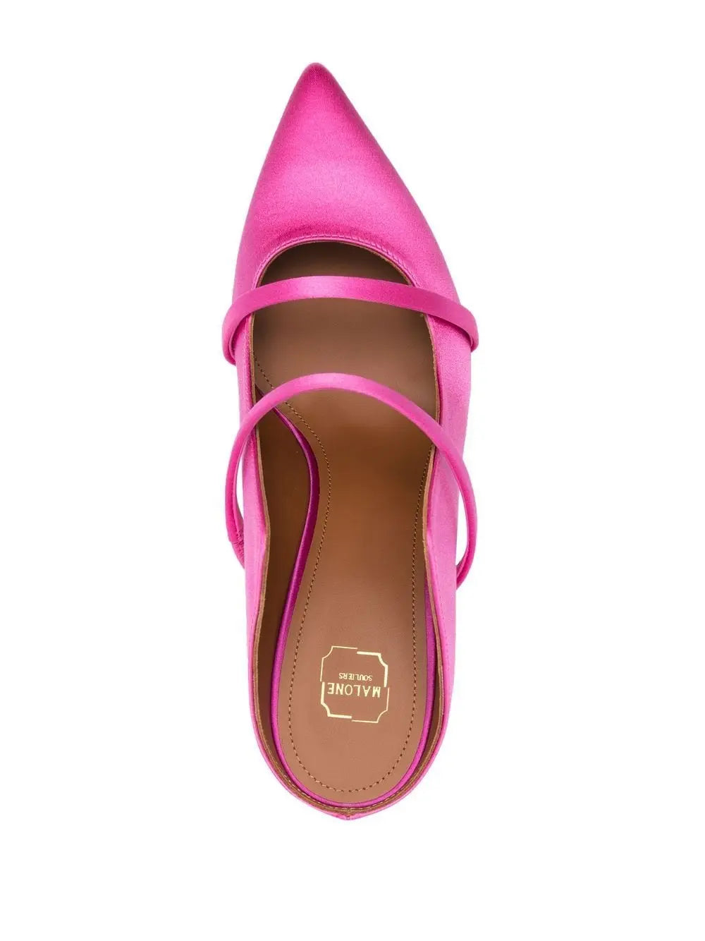 Malone Souliers With Heel Pink Malone Souliers