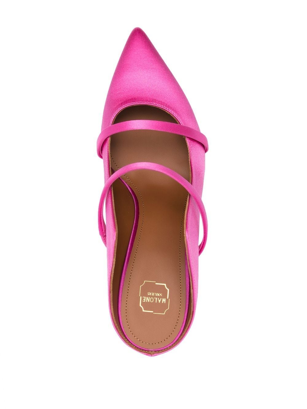 Malone Souliers With Heel Pink Malone Souliers
