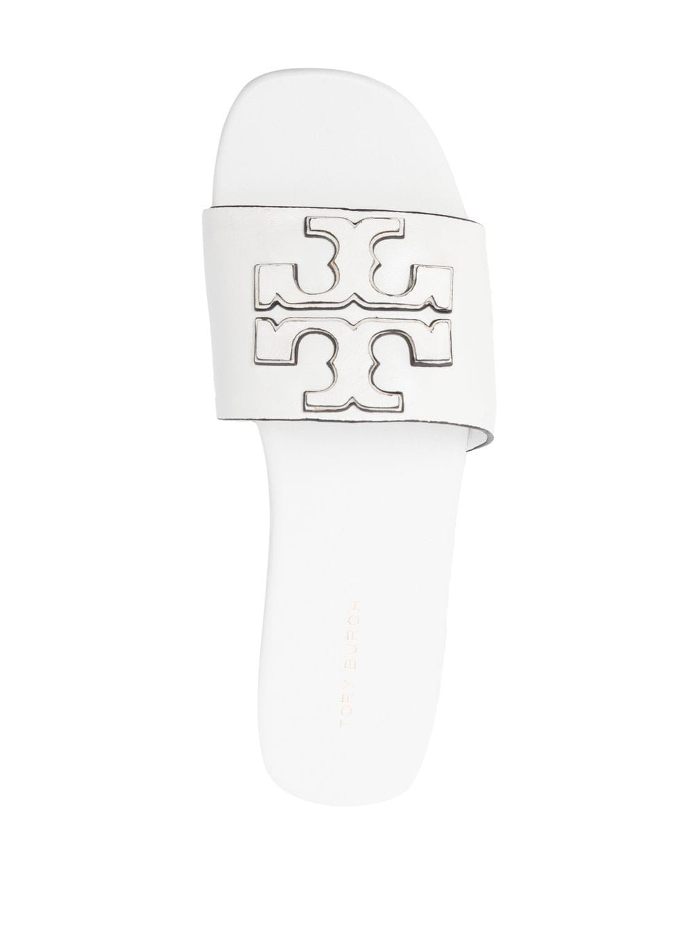 Tory Burch Logo Embossed Slides Tory Burch