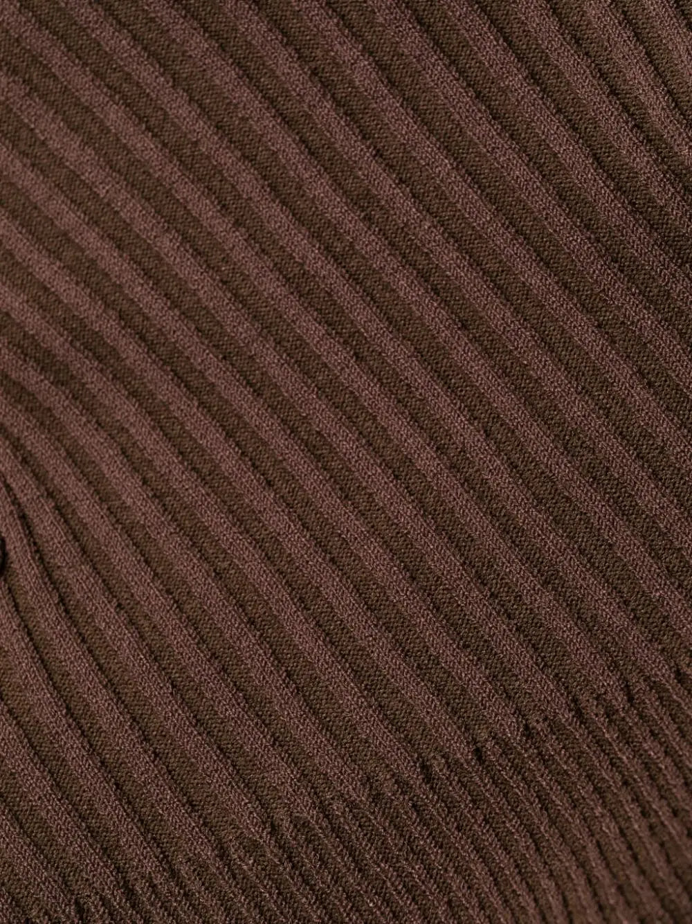 ANDREĀDAMO Andrea Adamo halterneck-fastening ribbed-knit bodysuit ANDREĀDAMO