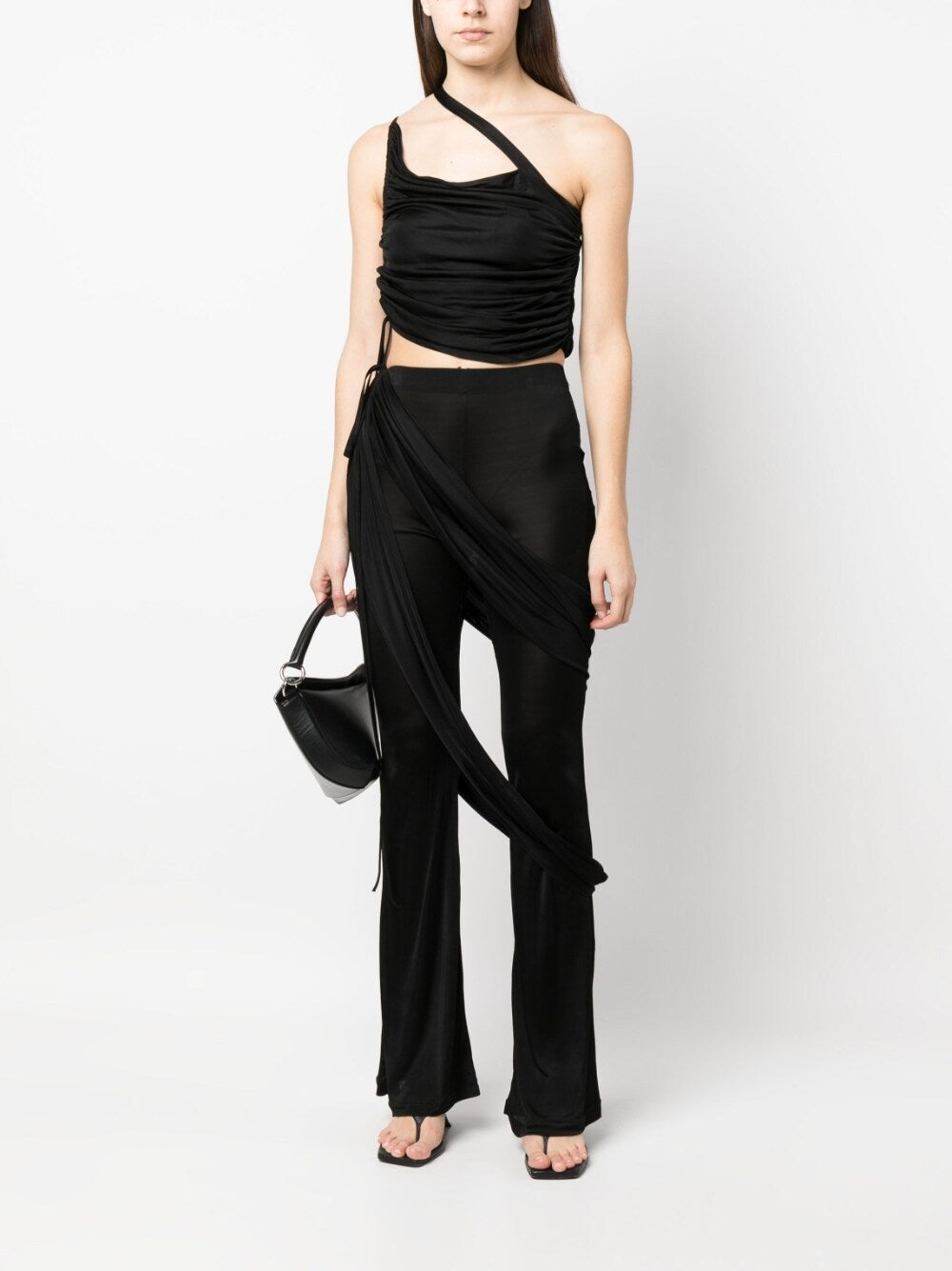 ANDREĀDAMO Andrea Adamo Top Black ANDREĀDAMO