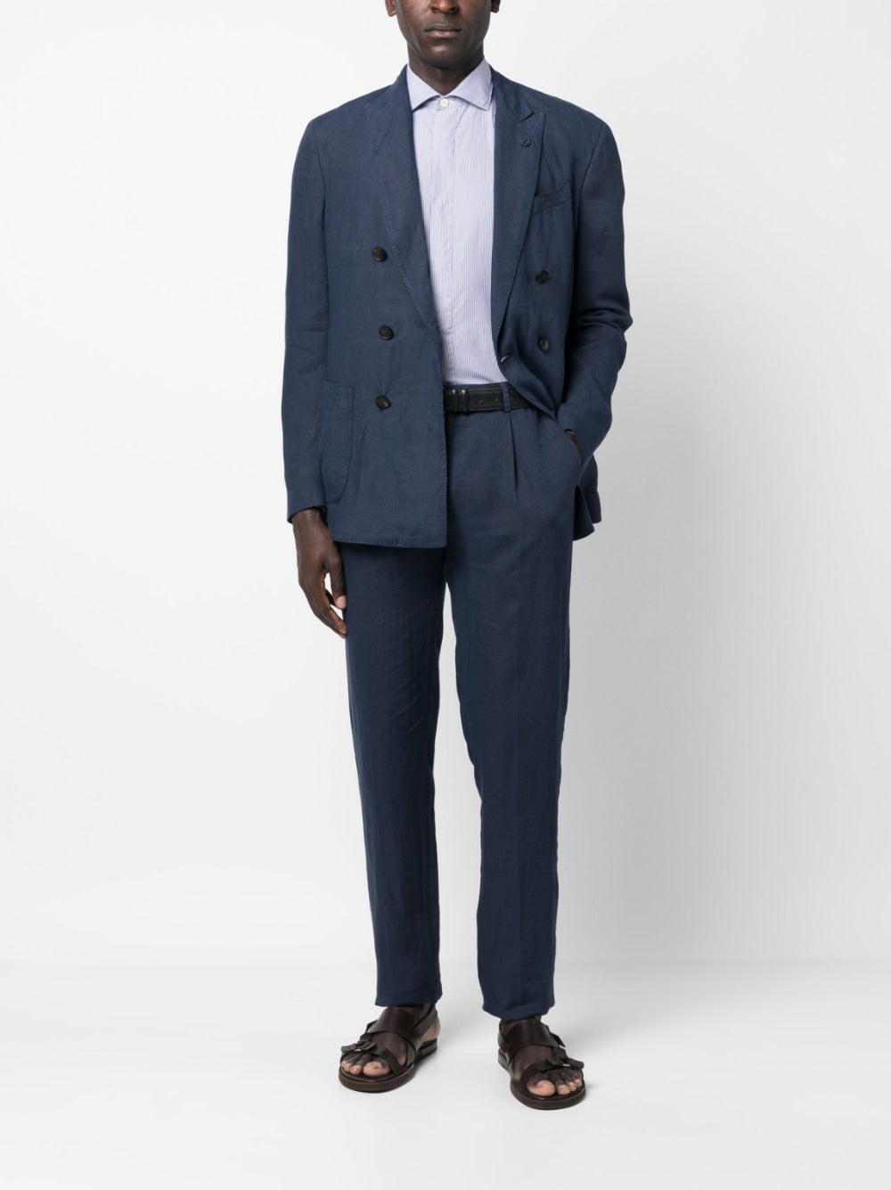 FINAMORE 1925 NAPOLI Shirts Blue Finamore 1925 Napoli