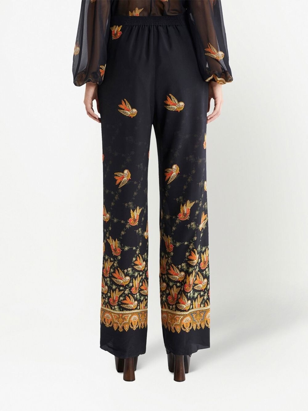 Etro Straight trousers with paisley print Etro