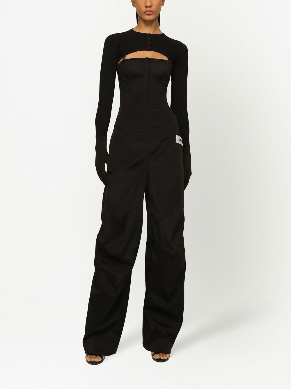 Dolce & Gabbana cropped button-fastening cardigan Dolce & Gabbana