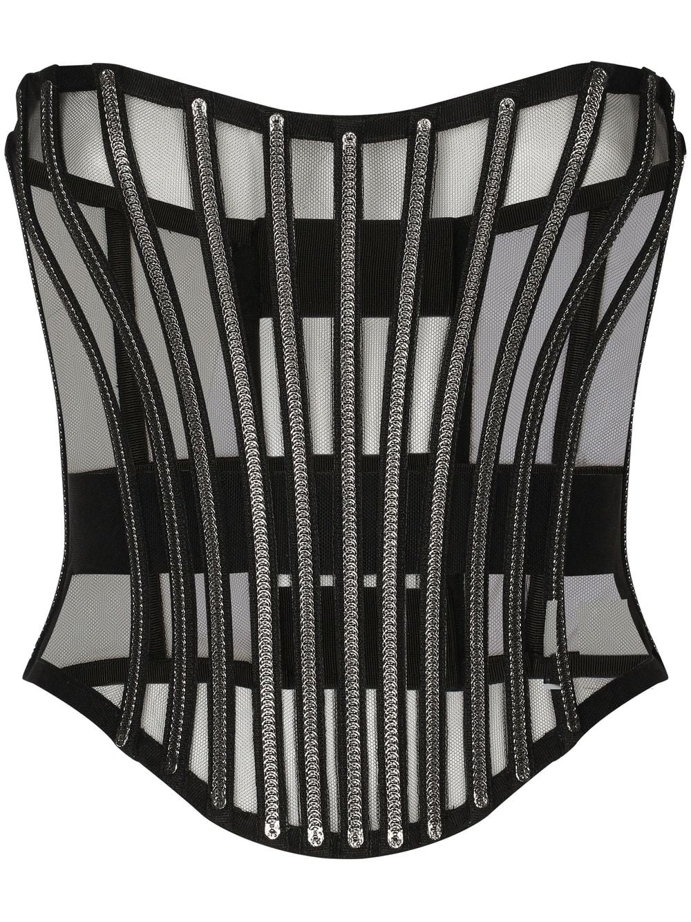 Dolce & Gabbana Tulle corset belt with boning Dolce & Gabbana