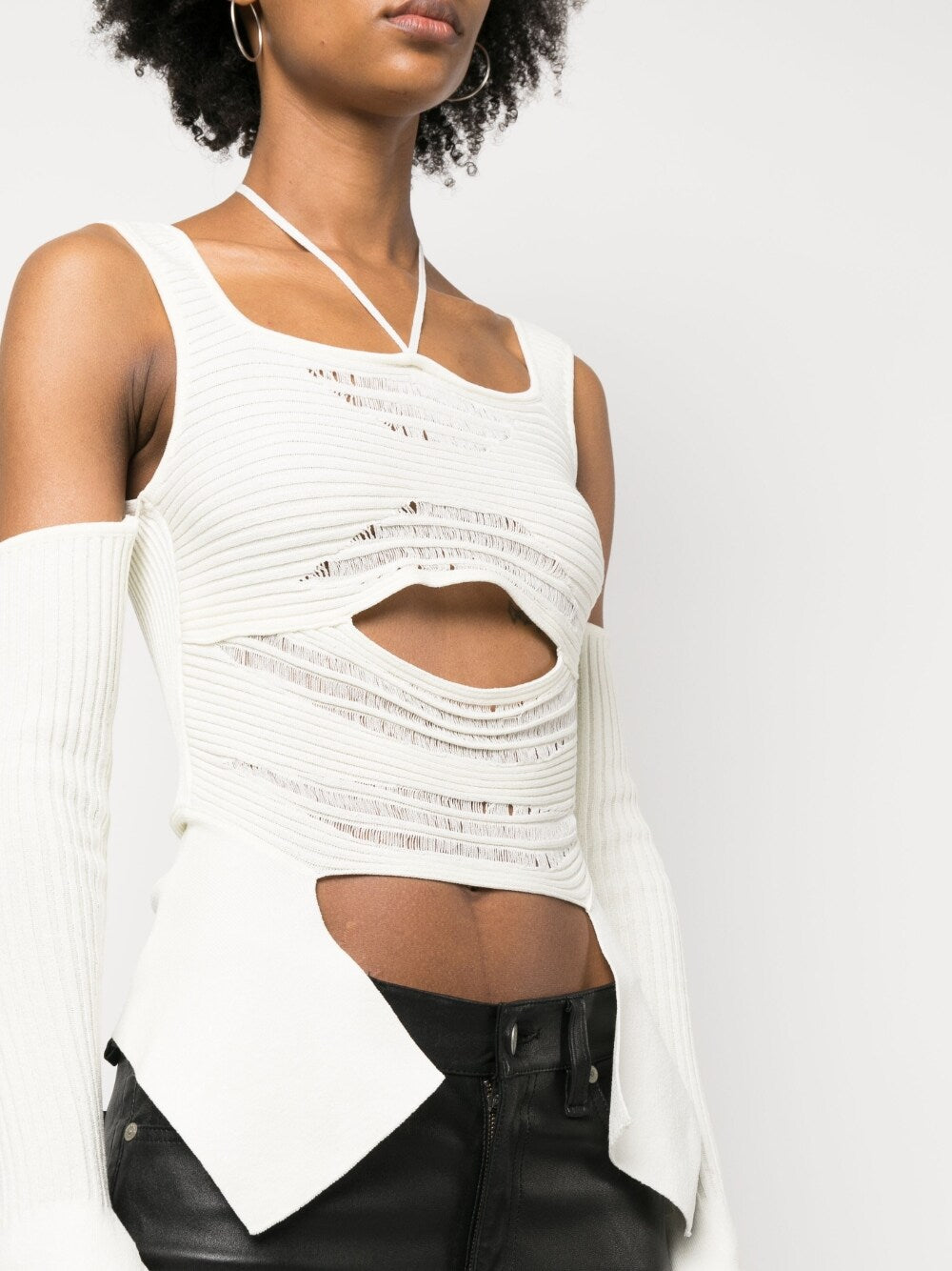 ANDREĀDAMO Andrea Adamo Top White ANDREĀDAMO