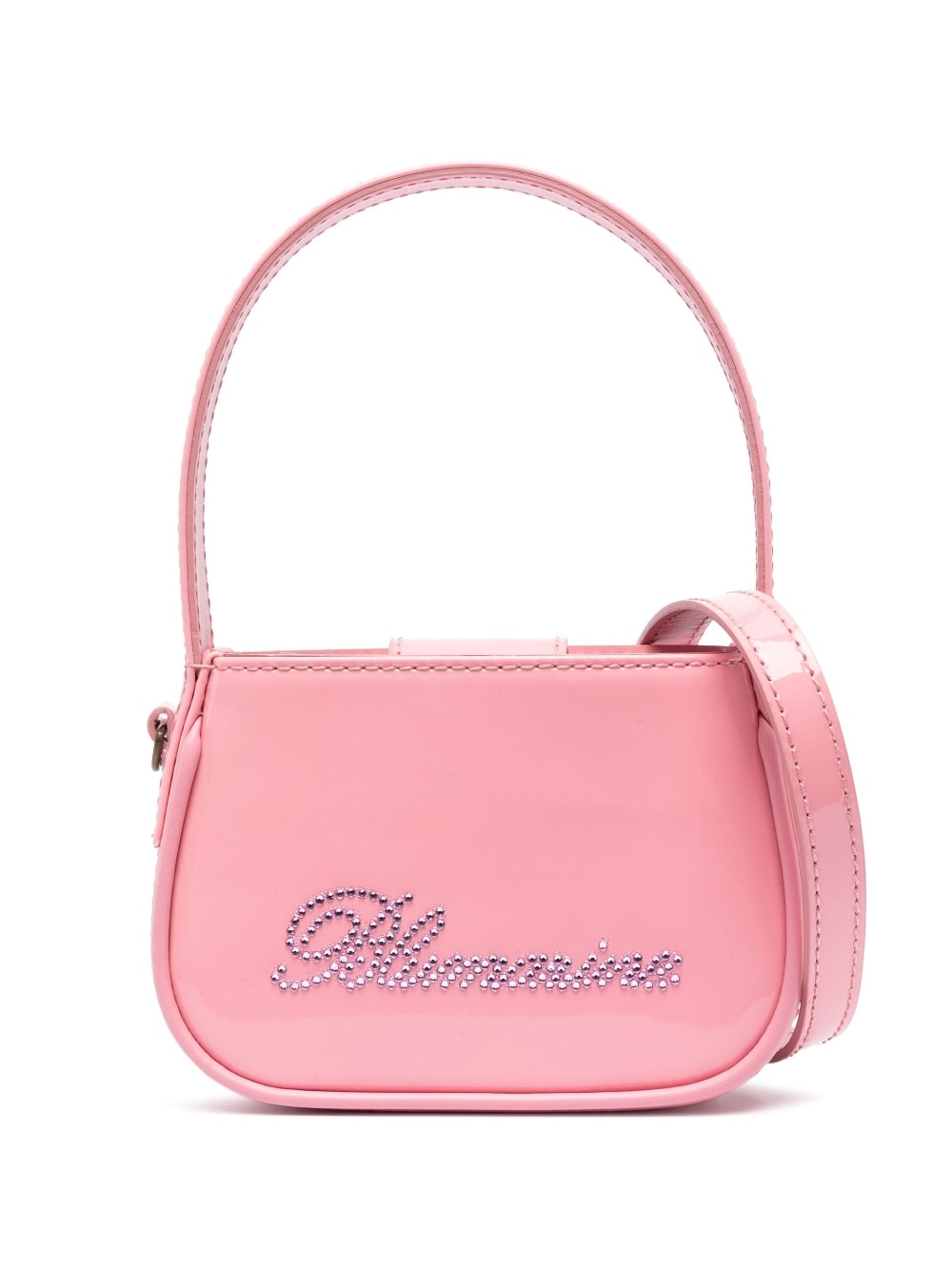Blumarine crystal-embellished logo tote bag Blumarine