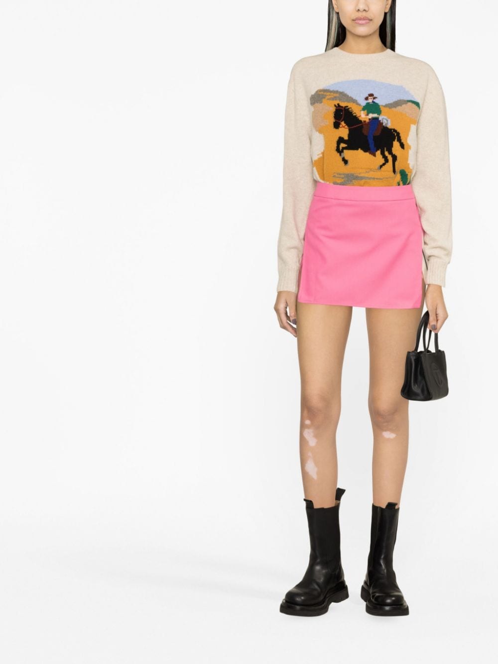 Palm Angels Skirts Fuchsia Palm Angels