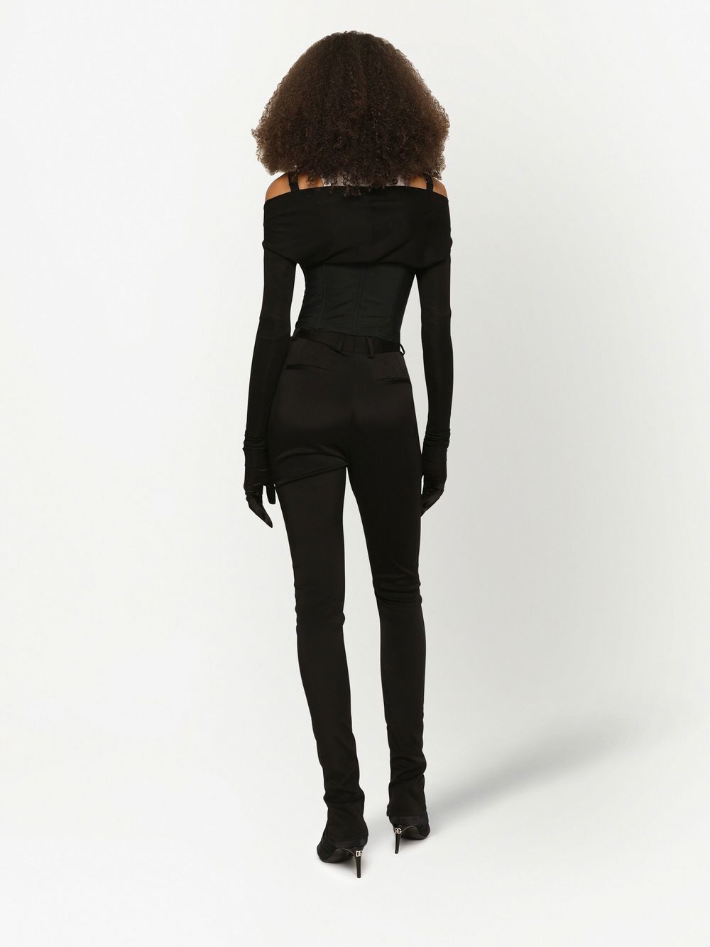 Dolce & Gabbana layered-shirt corset top Dolce & Gabbana