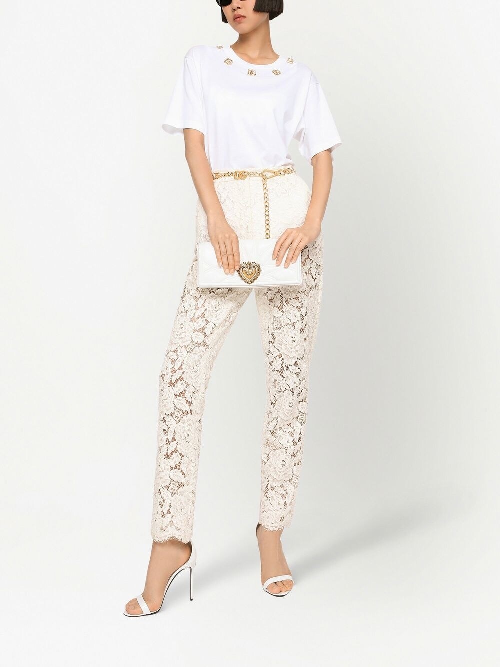Dolce & Gabbana Floral lace trousers Dolce & Gabbana
