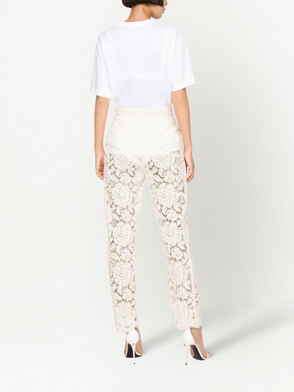 Dolce & Gabbana Floral lace trousers Dolce & Gabbana