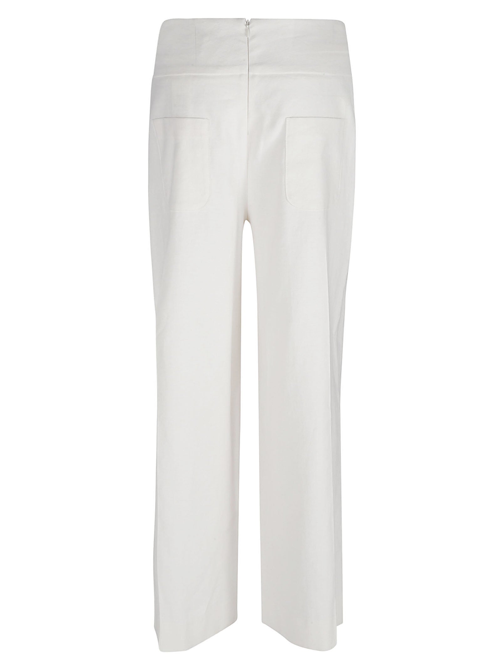 Via Masini 80 Trousers White Via Masini 80