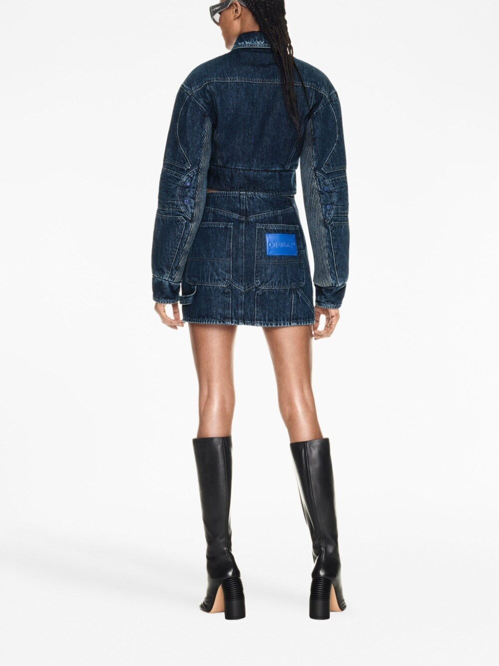 Off White Cropped denim jacket Off White