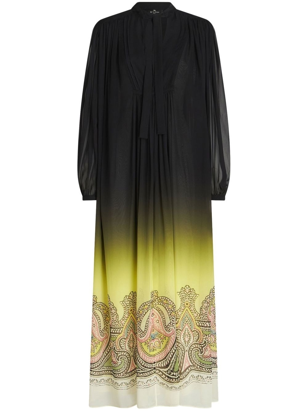 Etro Silk dress with paisley print and gradient effect Etro
