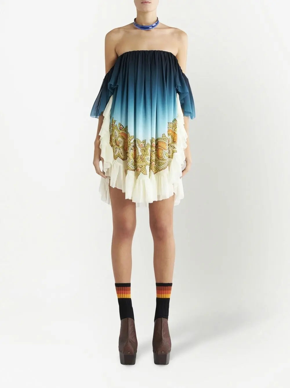 Etro Dresses Blue Etro