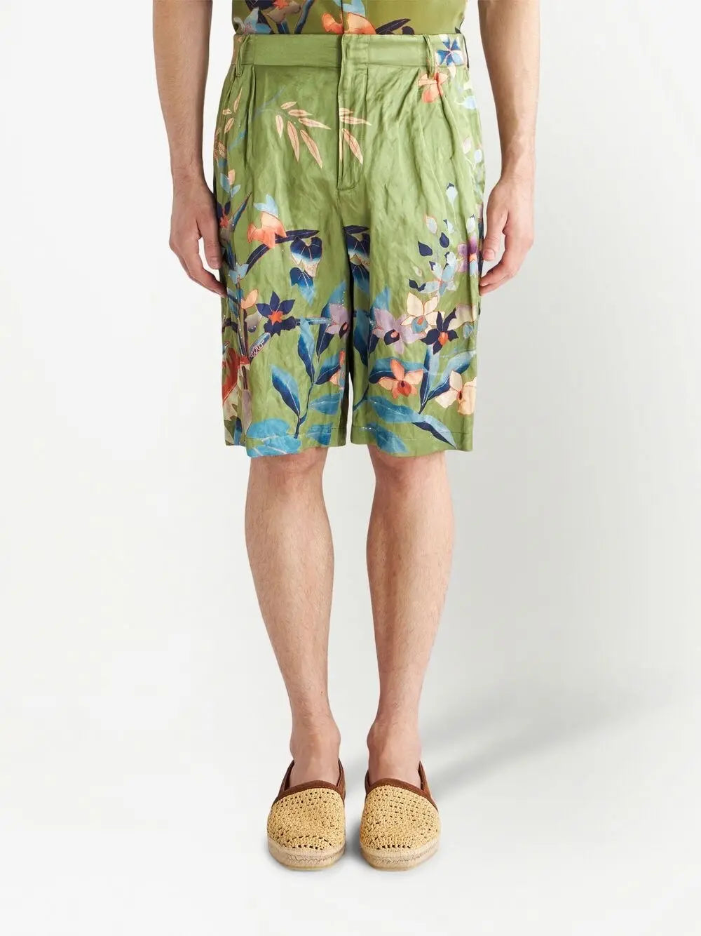 Etro Shorts Green Etro