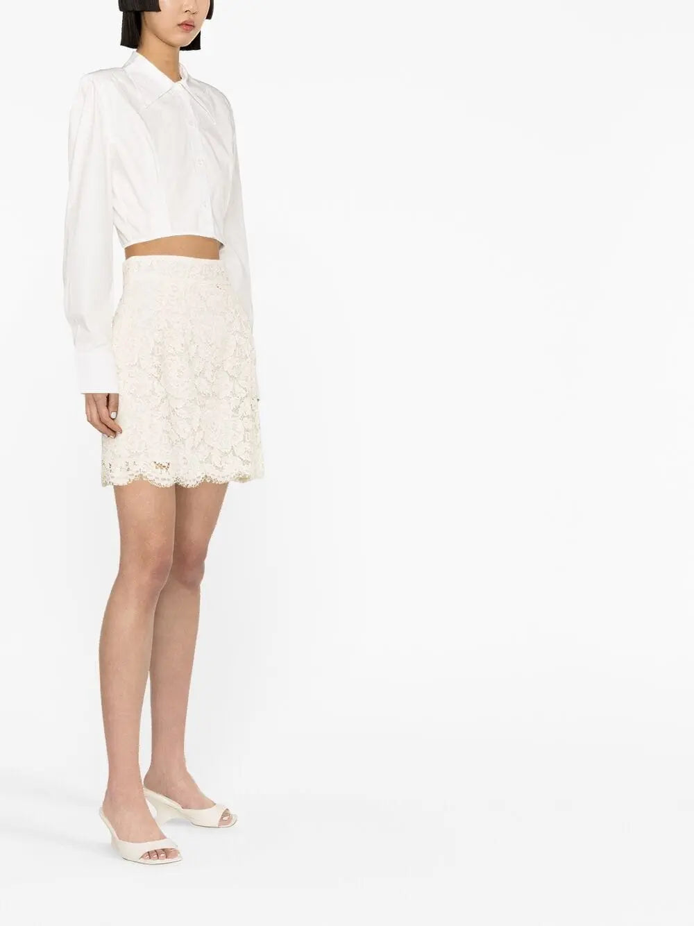 Dolce & Gabbana floral-lace miniskirt Dolce & Gabbana