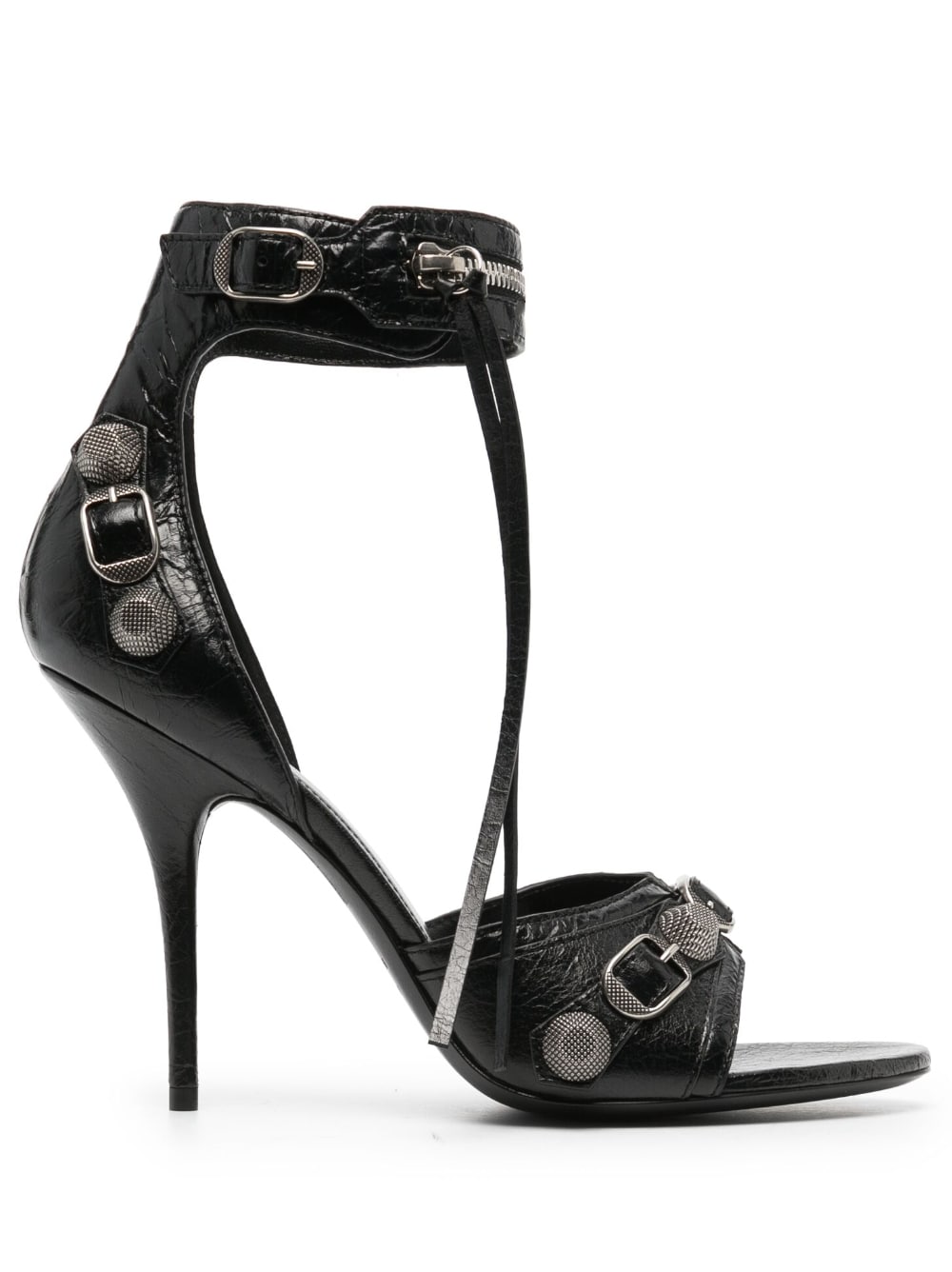 Balenciaga Cagole 110mm leather sandals Balenciaga