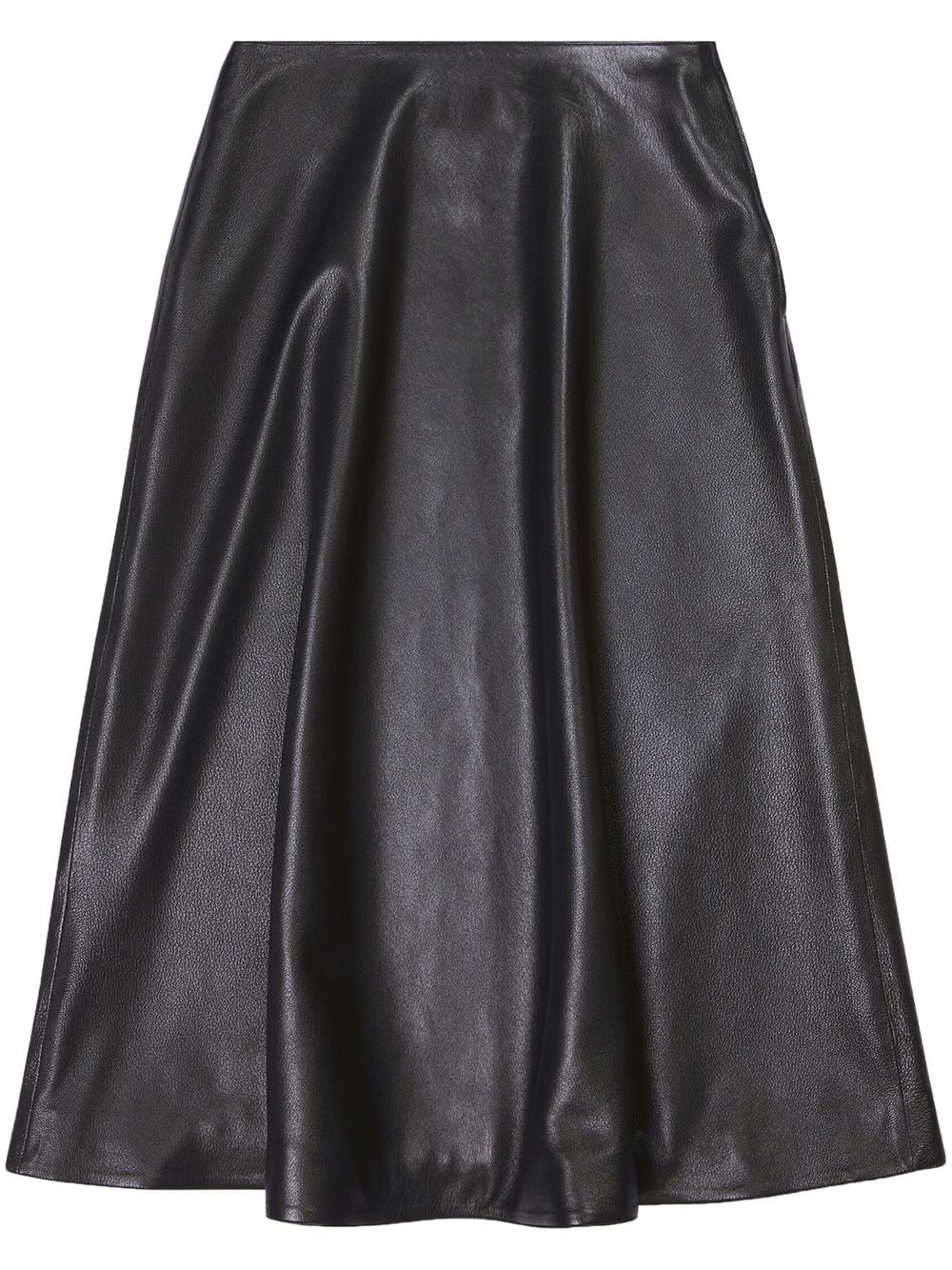 Balenciaga leather midi skirt Balenciaga