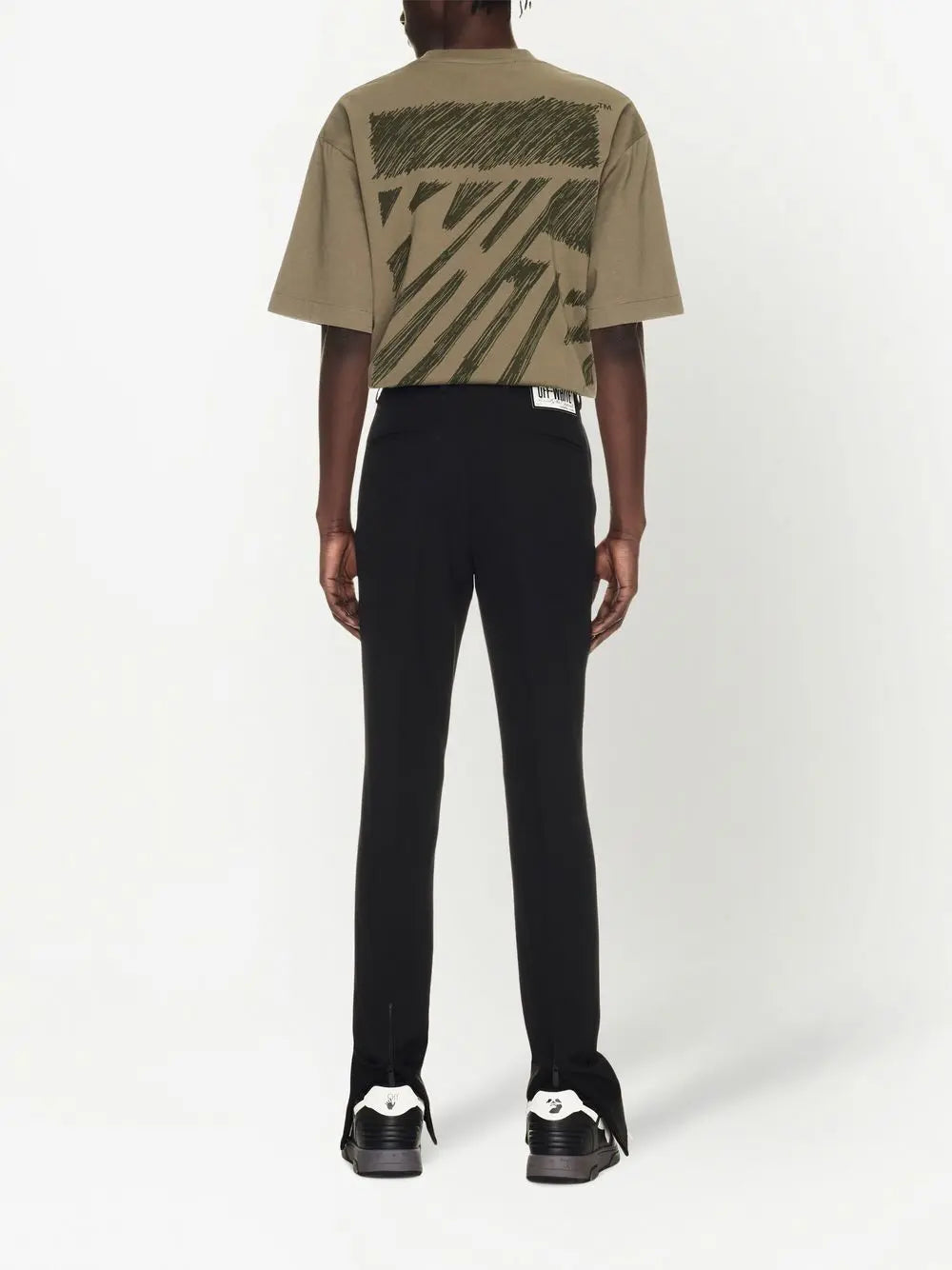 Off White Wool skinny trousers Off White