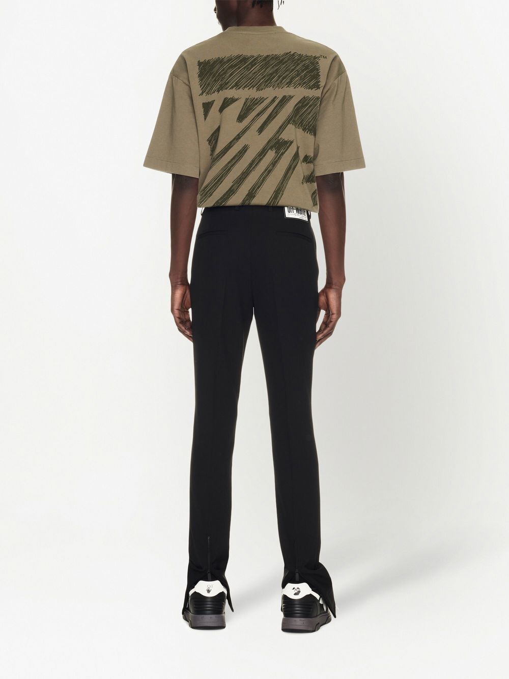 Off White Wool skinny trousers Off White