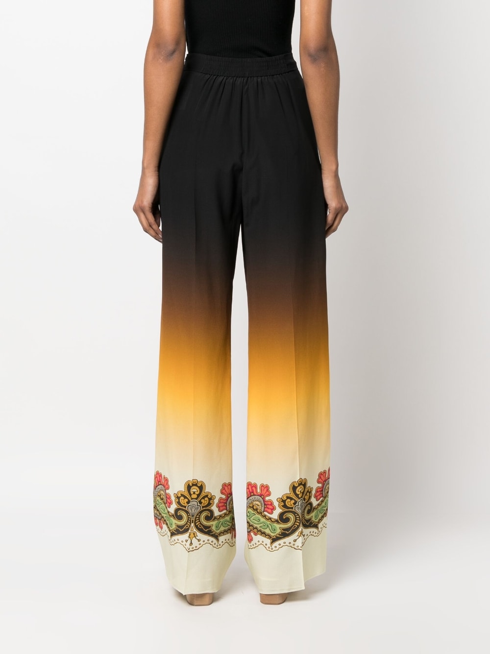 Etro Graphic-print straight-leg trousers Etro