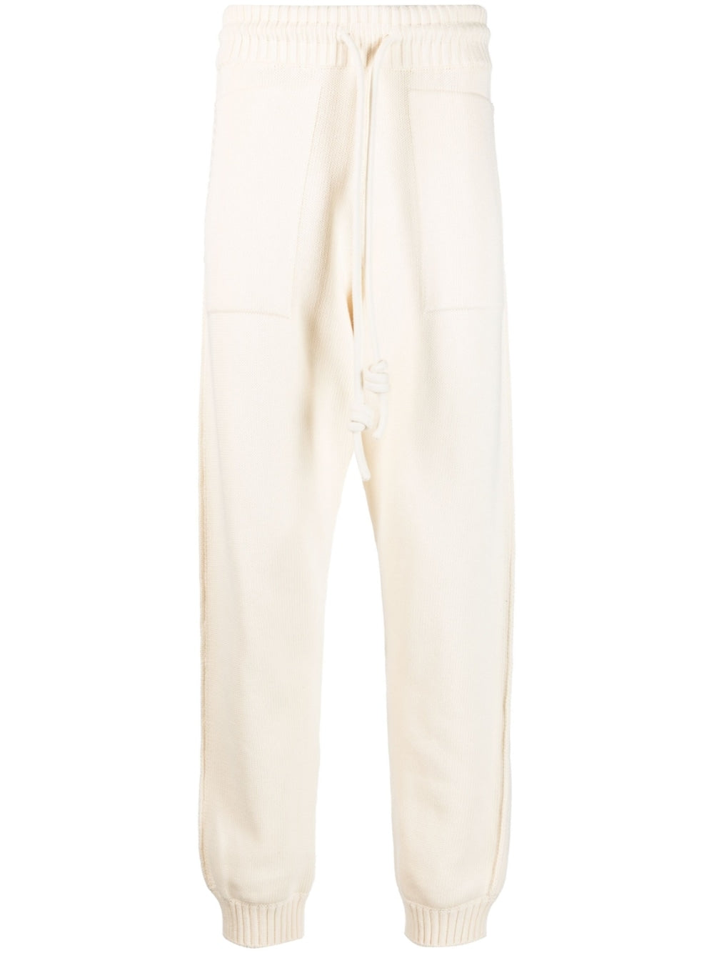 Off White Diag-stripe knitted track pants Off White