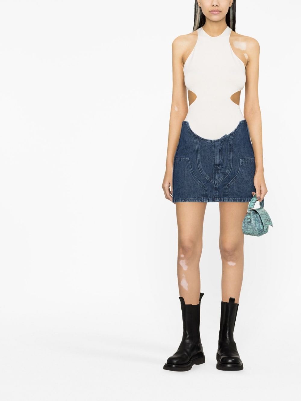 Off White Denim mini skirt Off White