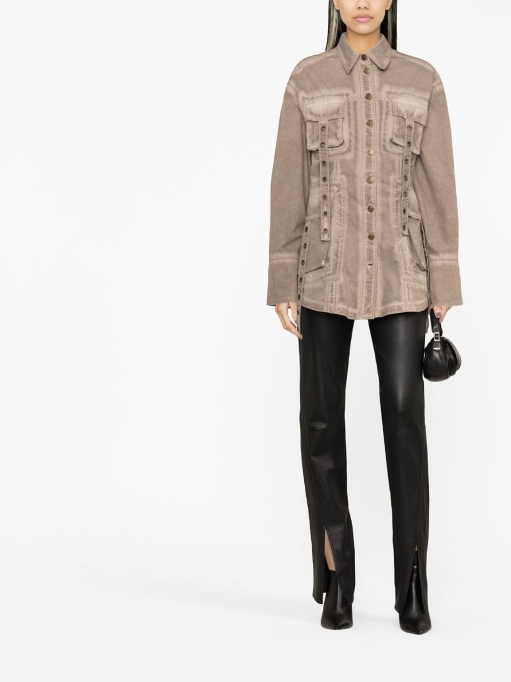 Blumarine Coats Brown Blumarine