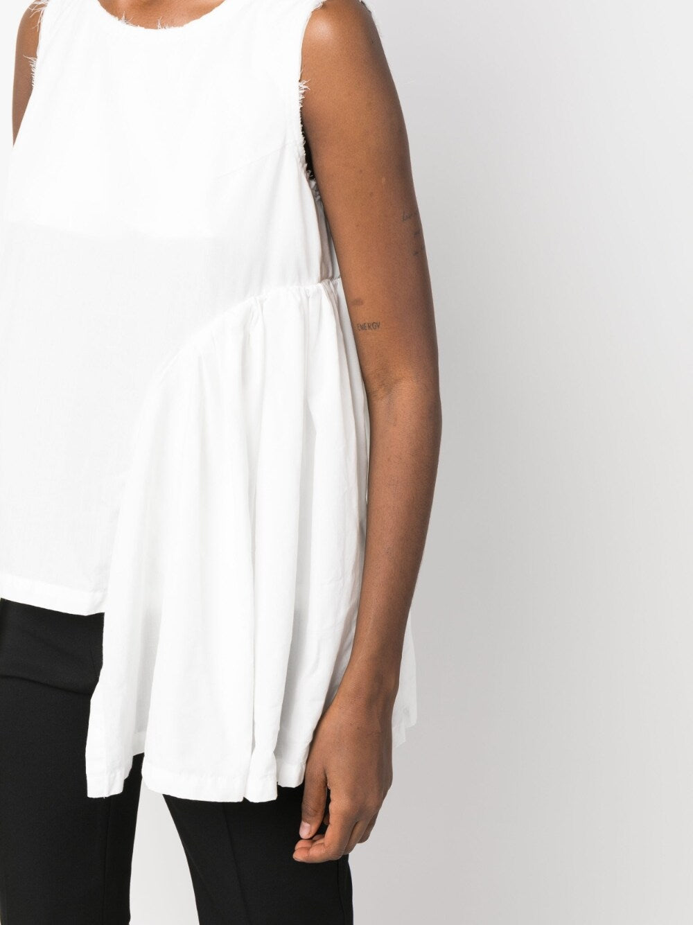 Comme Des Garcons Tank top with draped detail Comme Des Garcons