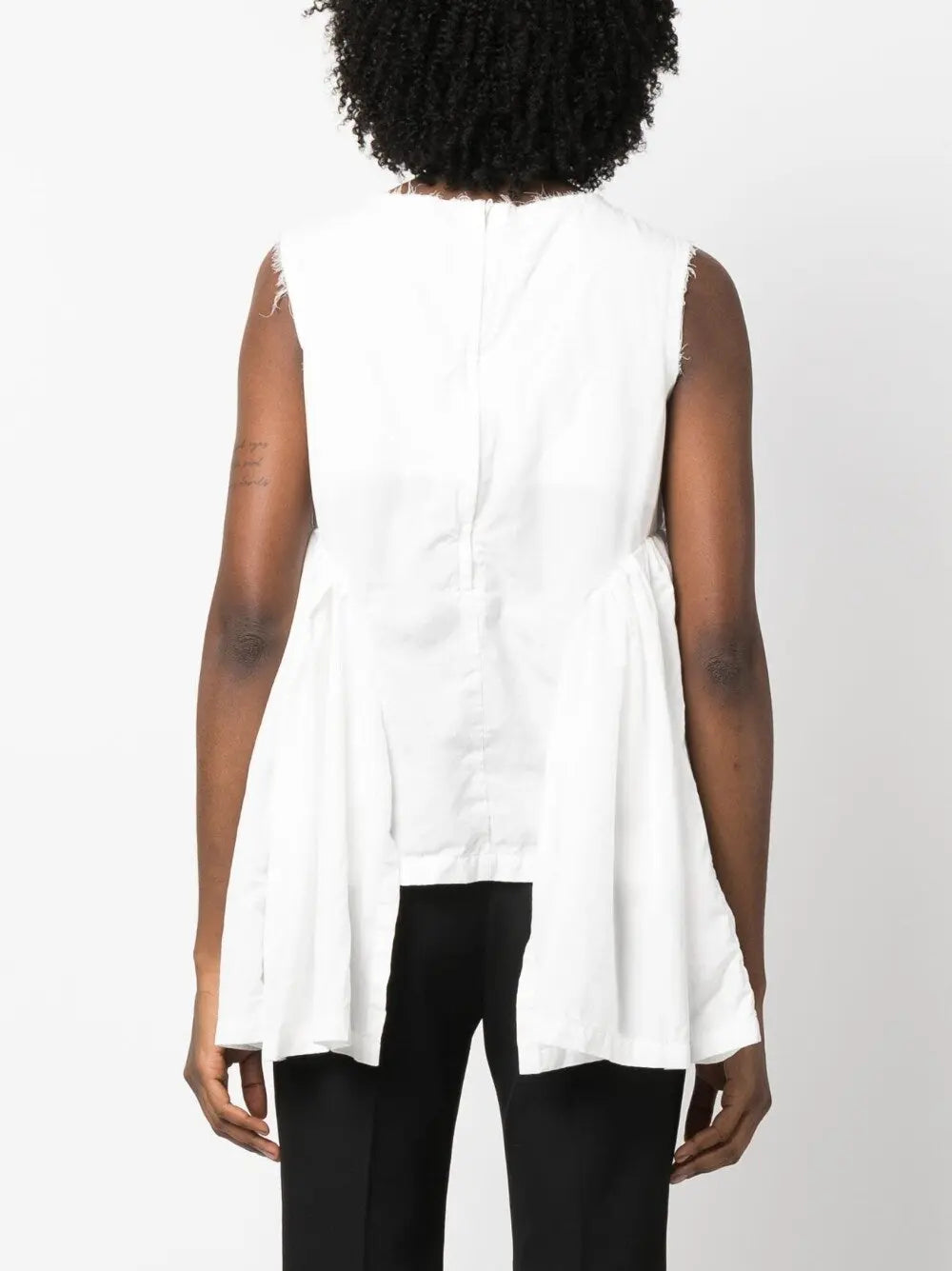 Comme Des Garcons Tank top with draped detail Comme Des Garcons