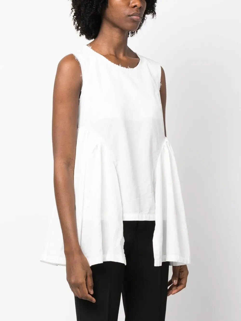Comme Des Garcons Tank top with draped detail Comme Des Garcons