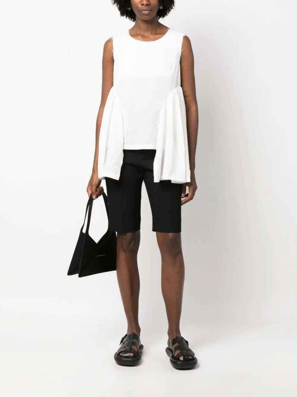 Comme Des Garcons Tank top with draped detail Comme Des Garcons