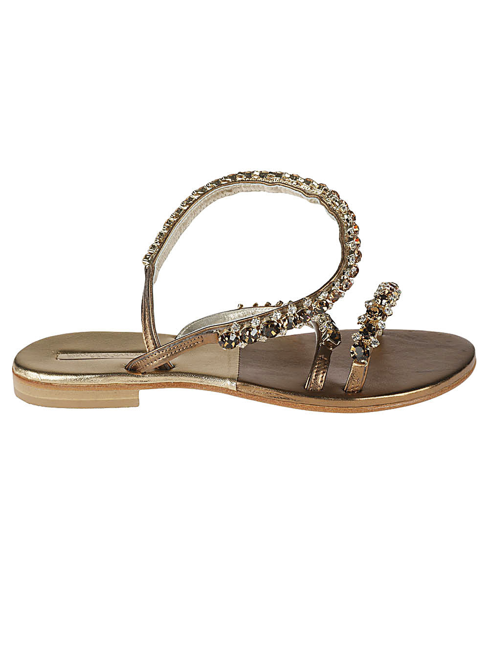 Emanuela Caruso Sandals Golden Emanuela Caruso