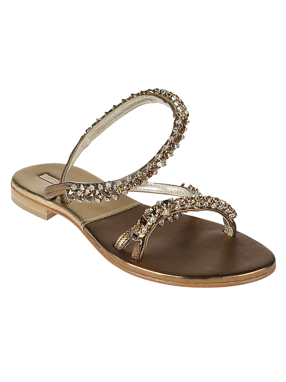 Emanuela Caruso Sandals Golden Emanuela Caruso