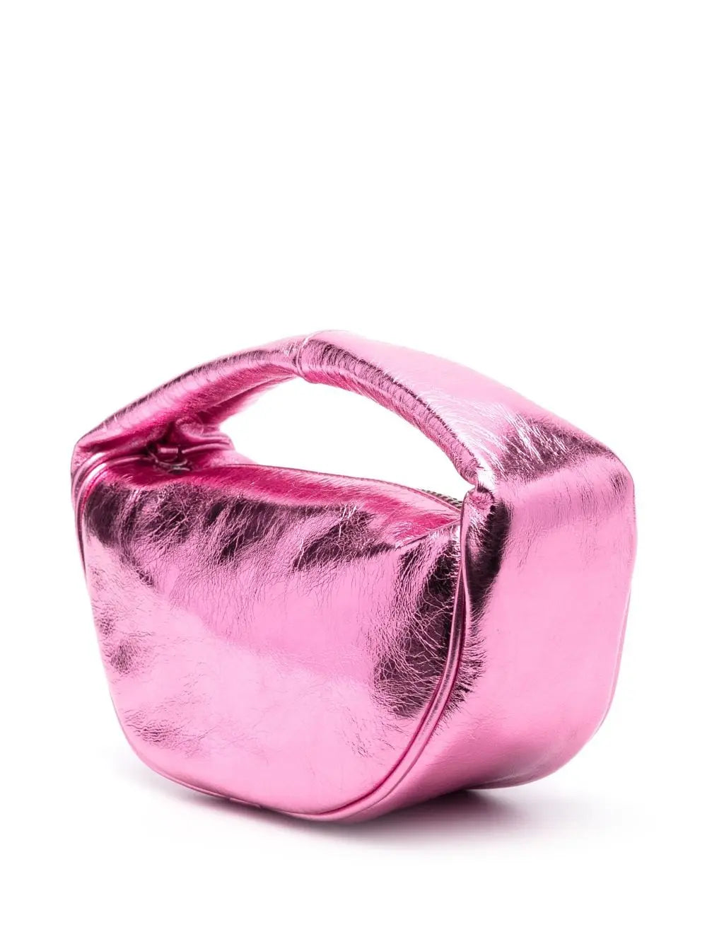 By Far Metallic leather shoulder bag By Far