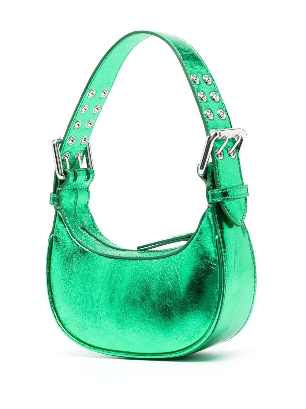 By Far metallic-effect tote bag By Far
